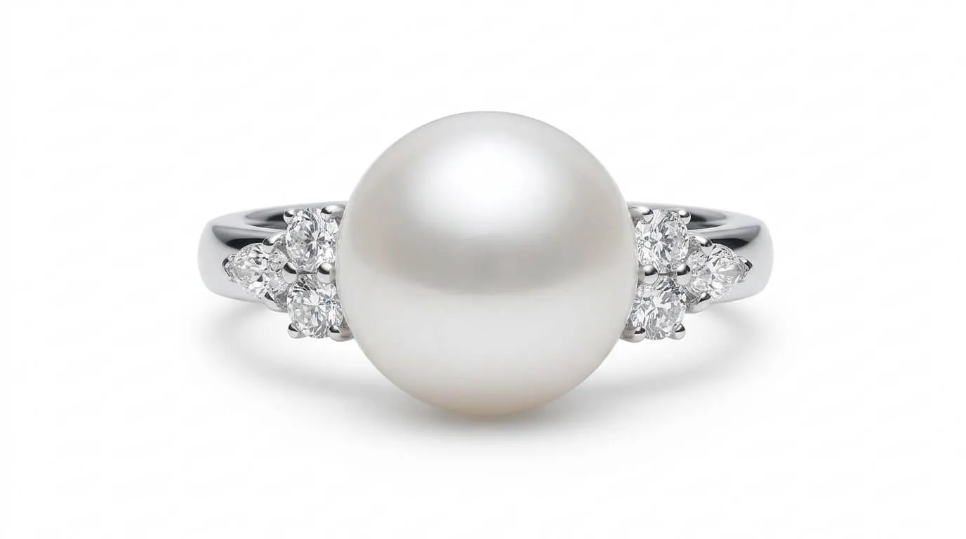 真珠・ダイヤ リング